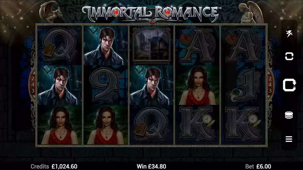 immortal romance screen